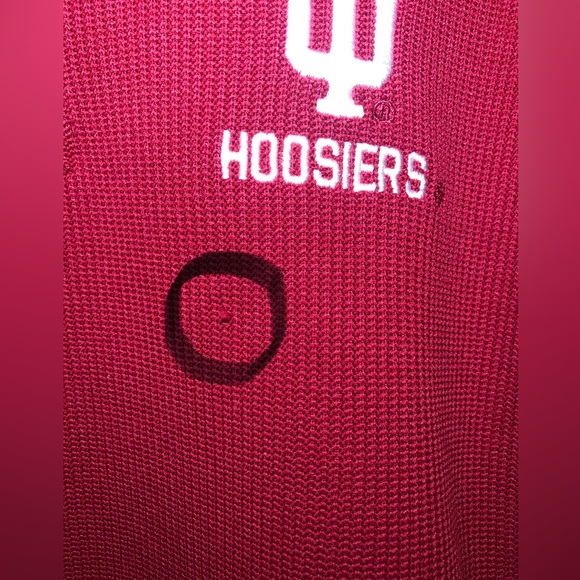 Men’s Colosseum IU Pullover Jacket, Crimson, Quarter Zip, Size M - Picture 15 of 15